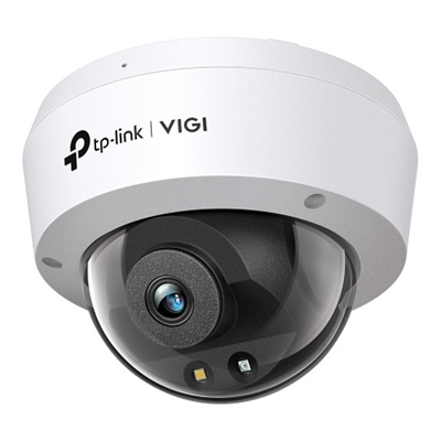 Tp-Link VIGI C240(4MM) 4Mp Full-Color Dome Network Camera. Spec: H.265+/H.265/H.264+/H.264 1/3 Progressive Scan Cmos Color/0.005 Lux@F1.6 0 Lux With Ir/White Light 25Fps/30Fps ( 2560X14402304X1296 2048X1280 1920X1080) Poe/12V Dc 4 Mm Fixed Lens Built-In Microphone Micro-Sd Slot Ik10 Ip67. Feature: Full-Color And Ir Night Vision (Up To 30 M) Smart Detection (Human &Vehicle Classification)(Motion Detection Area Intrusion Detection Line-Crossing Detection Camera Tampering Detection Abandoned Object Detection Object Removal Detection Area Entrance Detection Area Exiting Detection Vehicle Detection Human Detection) Smartvid (Smart Ir Dwdr 3D Dnr Blc) Onvif Remote Monitoring Vigi App Web Vigi Security Manager