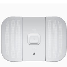 Ubiquiti LBE-M5-23 Especificaciones TécnicasTransmisión De DatosTasa De Transferencia (Máx) 00 Mbit/SAntenaGanancia De La Antena (Max) 23 DbiCaracterísticas De Lan InalámbricoFrecuencia De Banda 5.5 - 5.875 GhzRedEstándares De Red Ieee 802.NPuertos E InterfacesTecnología De Conectividad WiredCaracterísticasColor Del Producto WhiteTipo X SisoIndicadores Led SiMemoria Interna Cantidad De Memoria Medida En Megabytes Instalados En El Sistema Hardware 64 MbControl De EnergíaVoltaje De Entrada Ac 24 VFuente De Alimentación 5.5 WEnergía Sobre Ethernet (Poe) SiCondiciones AmbientalesIntervalo De Temperatura Operativa -40 - 70 &Deg,CIntervalo De Humedad Relativa Para Funcionamiento 5 - 95 %Aprobaciones ReguladorasCertificación Fcc, Ic, Ce, RohsPeso Y DimensionesPeso Del Producto Sin Embalaje (Peso Neto). &Nbsp,750 GDimensiones (Ancho X Profundidad X Altura) 362 X 267 X 84 Mm