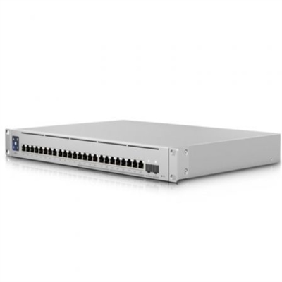 Ubiquiti USW-ENTERPRISE-24-POE Ubiquiti USW-ENTERPRISE-24-POE. Tipo de interruptor: Gestionado, Capa del interruptor: L3. Puertos tipo básico de conmutación RJ-45 Ethernet: Gigabit Ethernet (10/100/1000), Cantidad de puertos básicos de conmutación RJ-45 Ethernet: 24, Número de módulos SFP+ instalados: 2. Capacidad de conmutación: 124 Gbit/s. Estándares de red: IEEE 802.3af, IEEE 802.3at. Voltaje de entrada DC: 11.5 - 52 V. Energía sobre Ethernet (PoE). Montaje en rack