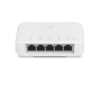 Ubiquiti USW-FLEX-MINI Especificaciones Puertos E Interfaces Cantidad De Puertos Básicos De Conmutación Rj-45 Ethernet 5 Puertos Tipo Básico De Conmutación Rj-45 Ethernet Gigabit Ethernet (0/00/000) Conector Eléctrico Toma De Entrada De Cc Conexión Estándares De Red Ieee 802.3Af,Ieee 802.3At Control De Energía Consumo De Energía (Max) 2,5 W Fuente De Alimentación Incluida Si Condiciones Ambientales Intervalo De Temperatura Operativa -5 - 45 &Deg,C Intervalo De Humedad Relativa Para Funcionamiento0 - 90% Peso Y Dimensiones Dimensiones 2,2 X 07,2 X 70,2 Mm Peso 50 G Profundidad&Nbsp, Empaquetado Cables Incluidos Usb Tipo C Transmisión De Datos Capacidad De Conmutación 0 Gbit/S Tasa De Reenvío 7,44 Mpps Características De Administración Tipo De Interruptor Gestionado Alimentación A Través De Ethernet (Poe) Energía Sobre Ethernet (Poe) Si Diseño Apilable No Certificación Ce, Fcc, Ic Color Del Producto Blanco Indicadores Led Actividad, Enlace, Velocidad, Estado Montaje En Rack No