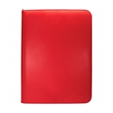 Ultra-Pro UP-BIN-ZIP-9PK-15903 - Carpeta Con Cremallera 9 Bolsillos Pro - Binder Zippered Rojo Ultra Pro. Capacidad Para 36