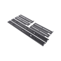Unykach 52094 - RACK RAILES UNYKACH ACERO NEGRO 1U 2U 4U TELESCOPICOS