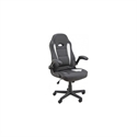 Varios CH3 - Sillón gaming simil piel negro UNISIT con Mecanismo Basculante con soporte lumbar. Reposab