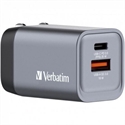 Verbatim 32200 - Gnc-100 Gan Charger 4 Port 35W - Color Principal: Grigio; Número De Puertos Usb: 2; Tipo D