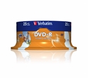 Verbatim 43538 - Avanced Azo Wide Printable Dvd-R Verbatim 4.7Gb 16X Imprimibles Brillo (Tarrina 25)