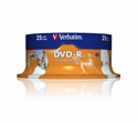 Verbatim 43538 - Dvd-R 4.7 16X Lata 25 Impr Verbatim - Tipología: Dvd-R; Capacidad: 4,70 Gb; Paquete: Lata;