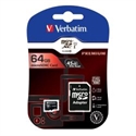 Verbatim 44084 - Micro Sdhc 64G Cl10 Adapter Premium - Tipología: Micro Sd; Capacidad: 64 Gb; Velocidad De 