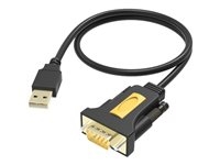 Vision TC-USBSER Adaptador de instalación profesional de USB-A a serie RS-232 de VISION - GARANTÍA DURANTE TODA LA VIDA ÚTIL DEL PRODUCTO - apto para Mac y PC - se instala como un puerto COM estándar - 480 Mb/s - tensión hasta 5 V - admite todas las señales de datos - de