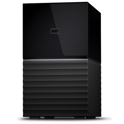 Western-Digital WDBFBE0160JBK-EESN WD My Book Duo WDBFBE0160JBK - Orden unidad de disco duro - 16TB - 2 compartimentos - HDD 8TB x 2 - USB3.1 (externo)