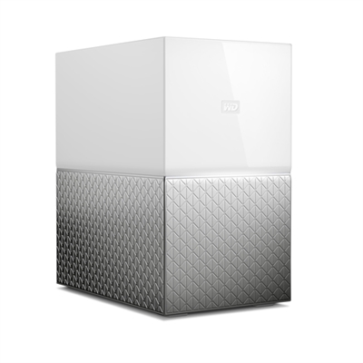 Western-Digital WDBMUT0080JWT-EESN WD My Cloud Home Duo WDBMUT0080JWT - Dispositivo de almacenamiento en la nube personal - 8TB - HDD 4TB x 2 - Gigabit Ethernet