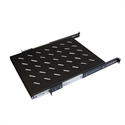 Wp WPN-ASS-141080-B - Estante extraíble, 1 unidad, con 4 puntos de fijación estándar de 19''. El estante perfora