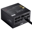 Xpg 75261424 XPG COREREACTOR II VE 750W. Potencia total: 750 W, Voltaje de entrada AC: 100 - 240 V, Frecuencia de entrada AC: 47 - 63 Hz. Alimentador de energía para tarjeta madre: 24-pin ATX, Longitud del cable de alimentación de la placa base: 65 cm, Longitud del cable de alimentación SATA: 150,450 mm. Utilizar con: PC, Factor de forma de fuente de alimentación (PSU): ATX, Certificación 80 PLUS: 80 PLUS Gold. Color del producto: Negro, Tipo de enfriamiento: Activo, Diámetro de ventilador: 12 cm. Ancho: 150 mm, Profundidad: 140 mm, Altura: 86 mm