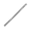 Yosan 3034E4N12/100R - Espiral Metalica Para Encuadernaciones De 64 Perforaciones Y Hasta 90 Hojas A4. Diametro D