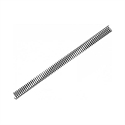Yosan 3034E4N20/100R - Espiral Metalica Color Negro Para Encuadernaciones De 64 Perforaciones Y Hasta 160 Hojas A
