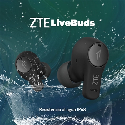 Zte P018A21B ZTE LiveBuds. Tipo de producto: Auriculares. Tecnología de conectividad: Inalámbrico, Bluetooth. Uso recomendado: Llamadas/Música. Alcance inalámbrico: 10 m. Peso: 4 g. Color del producto: Negro