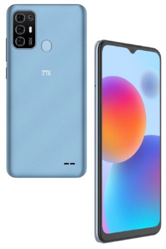 Zte P963F62BL ZTE Blade A52. Diagonal de la pantalla: 16,6 cm (6.52), Resolución de la pantalla: 720 x 1600 Pixeles. Frecuencia del procesador: 1,6 GHz, Familia de procesador: Unisoc, Modelo del procesador: SC9863A. Capacidad de RAM: 2 GB, Capacidad de almacenamiento interno: 64 GB. Resolución de la cámara trasera (numérica): 13 MP, Tipo de cámara trasera: Triple cámara. Capacidad de la tarjeta SIM: SIM doble. Sistema operativo instalado: Android 11 Go Edition. Capacidad de batería: 5000 mAh. Color del producto: Azul. Peso: 390 g