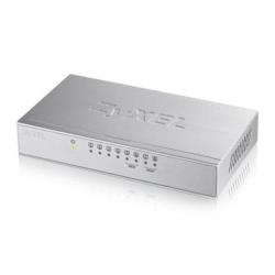 Zyxel GS-108BV3-EU0101F 8-Port Desktop Gigabit Ethernet Switch - Metal Housing - Puertos Lan: 8 N; Tipo Y Velocidad Puertos Lan: Rj-45 10/100/1000 Mbps; Power Over Ethernet (Poe): No; Gestión: Unmanaged; No. Puertos Uplink: 0; Soporte Routing: No; No. Puertos Poe: 0