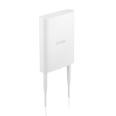 Zyxel NWA55AXE-EU0102F Zyxel NWA55AXE. Rango máximo de transferencia de datos: 1775 Mbit/s, Velocidad máxima de transferencia de datos (2,4 GHz): 575 Mbit/s, Velocidad máxima de transferencia de datos (5 GHz): 1200 Mbit/s. Algoritmos de seguridad soportados: WPA,WPA-PSK,WPA2,WPA2-PSK,WPA3,WPA3-PSK. Consumo energético: 16 W. Color del producto: Blanco, País de origen: China. Tipo de antena: Externo, Ganancia de la antena (max): 5 dBi