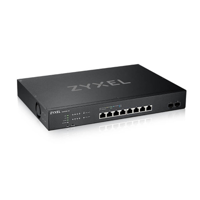 Zyxel XS1930-10-ZZ0101F 8-Port Multi-Gigabit Smart Managed Switch With 2 Sfp+ Uplink - Puertos Lan: 10 N; Tipo Y Velocidad Puertos Lan: Rj-45 10/100/1000/2500; Power Over Ethernet (Poe): No; Gestión: Smartmanaged; No. Puertos Uplink: 2; Soporte Routing: No; No. Puertos Poe: 0